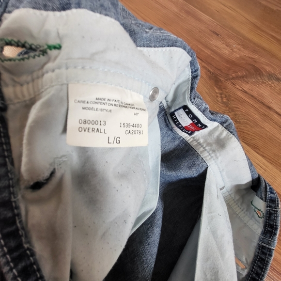 1990's TOMMY HILFIGER RARE VINTAGE OVERALLS - Picture 2 of 4